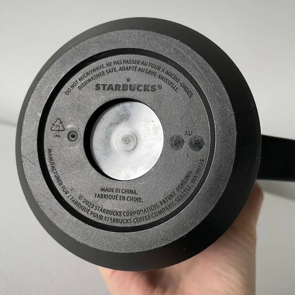 Starbucks 8-Cup Coffee French Press Matte Black Plastic Glass Drinkware
